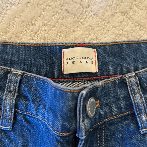 Alice + Olivia Heart Cutout Jeans - Picture 3 of 4